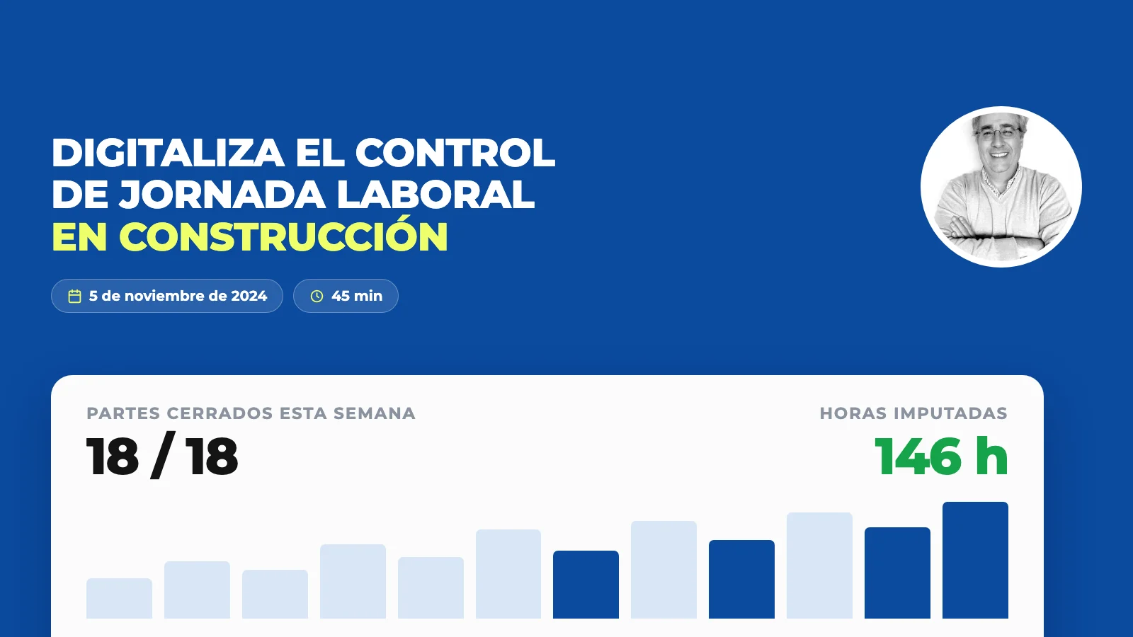 Digitaliza el control de jornada laboral en construcción