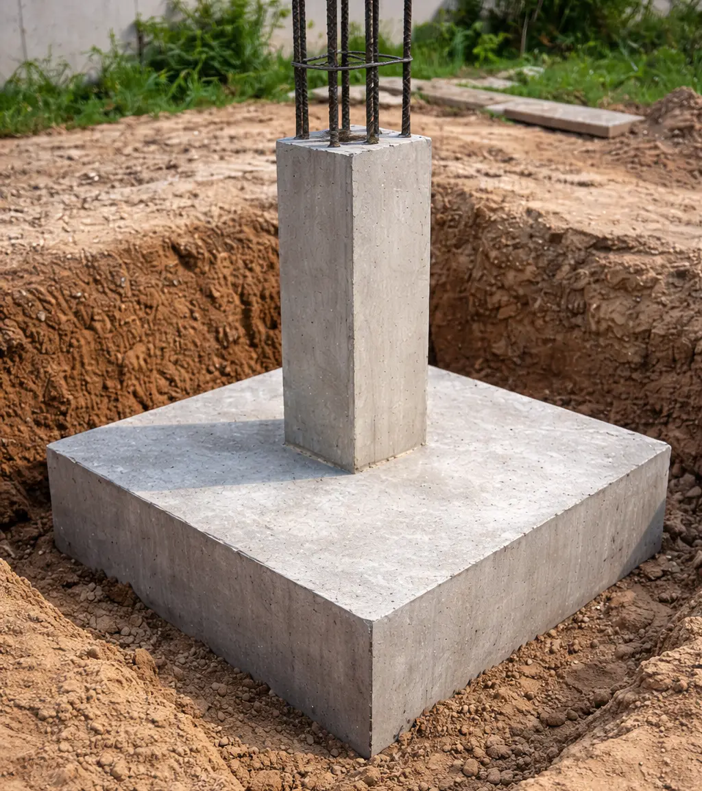 Isolated footings as an effective foundation